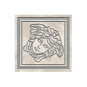 Meteorite Toz.Medusa Lap Bianco/Platino 47293 вставки Versace, Италия, Для кухни