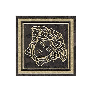 Meteorite Toz.Medusa Lap Nero/Oro 47290 вставки Versace, Италия, Для кухни