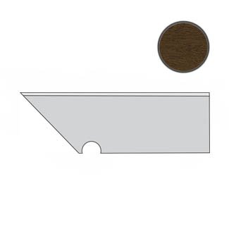 Heartwood Moka Battiscopa Sag. SX AHRY бордюры Atlas Concorde Italy, Италия, 