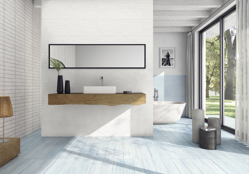 Керамическая плитка Ibero Mediterranea White, 290x1000, Испания, купить ...