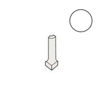 Citta Spigolo Esterno Helsinki New MURV бордюры Marazzi Italy, Италия, Для кухни Для ванной Для гостиной