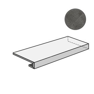 Charme Evo Antracite Scalino Angolare DX 620070001447 ступени Italon, Россия, Для ванной Для туалета Для душа