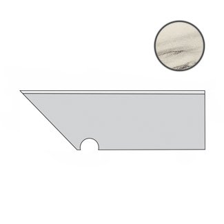 Marvel Bianco Fantastico Battiscopa Sag. SX AOWP спецэлементы Atlas Concorde Italy, Италия, Для ванной Для туалета Для душа