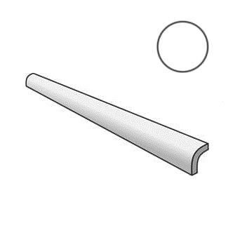 Manacor Pencil Bullnose White 26959 бордюры Equipe, Испания, Для кухни Для ванной Для гостиной