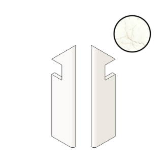 Marvel Calacatta Prestigio Battisc. Sag Sx A432 бордюры Atlas Concorde Italy, Италия, 