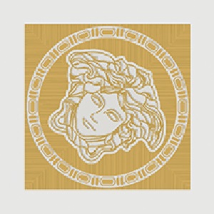 Maximvs Angolo Bianco/Oro Lux G0067821 вставки Versace, Италия, Для ванной Для коридора Для гостиной Для душа