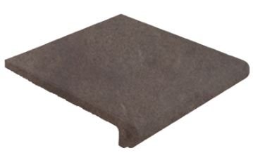 Capri Chocolate Peldano Redondeado ступени Gres de Aragon, Испания, 