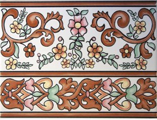 Cenefa Amaya Marron бордюры CAS, Испания, 