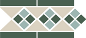 Octagon New Border Lisbon With 1 Strip (Tr.16, Dots 13+18, Strips 18) бордюры Topcer, Португалия, Для кухни Для ванной Для коридора Для гостиной