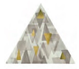 Triangolo Impressioni Oro su Grigio декоративные элементы Petracers, Италия, 