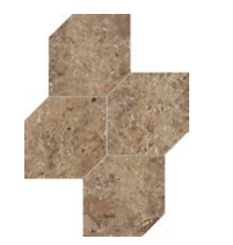 Breccia Paradiso Concept Brown Matt 106795 мозаика , Италия, Для кухни Для ванной Для коридора Для гостиной Для комнаты Для пола