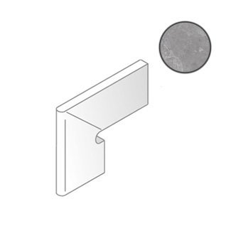 Supreme Battiscala Sn Grey Lev 75498 бордюры Cerdomus, Италия, Для ванной Для туалета Для душа