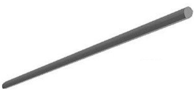 Gradient Rounded Edge Black Matt 109558 бордюры Wow, Испания, Для кухни