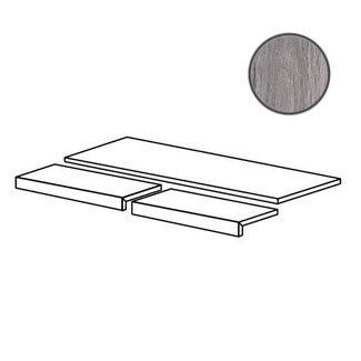 Comp. Scalino Soleras Grigio Rett S1R49106 ступени ABK, Италия, Для ванной Для коридора Для крыльца Для комнаты