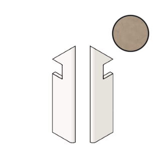 Boost Pro Clay Battiscopa Sag.Dx A0Q9 бордюры Atlas Concorde Italy, Италия, Для кухни Для ванной Для туалета Для фартука Для душа