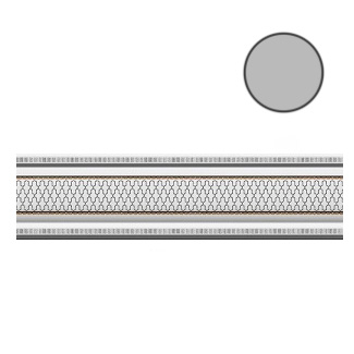 Garden Cenefa Classic Gris бордюры Heralgi, Испания, Для кухни Для ванной Для душа