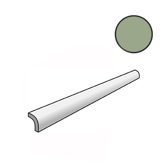 Spring Quarter Roun Green CSAQRSGR25 бордюры Sant Agostino, Италия, 