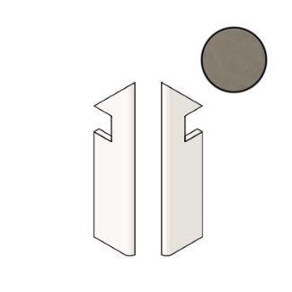 Boost Pro Taupe Battiscopa Sag.Sx A04M бордюры Atlas Concorde Italy, Италия, Для кухни Для ванной Для туалета Для фартука Для душа