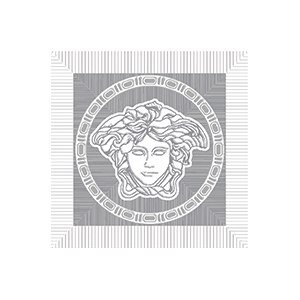 Meteorite Fir.Medusa Nat Bianco/Platino 47133 вставки Versace, Италия, Для кухни