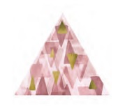 Triangolo Impressioni Oro su Rosa декоративные элементы Petracers, Италия, 