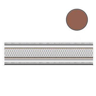 Garden Cenefa Classic Marron бордюры Heralgi, Испания, Для кухни Для ванной Для душа