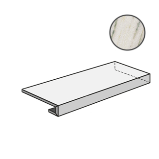 Charme Extra Lasa Scalino Angolare DX 620070001460 ступени Italon, Россия, Для ванной Для туалета Для душа