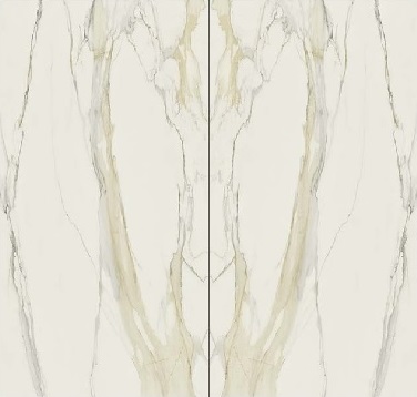 Bookmatch Calacatta SF.IC.CLG.GL BOOK 3200X1600X6 широкоформатный керамогранит Arch Skin, Италия, Для коридора Для гостиной Для холла Для общественных помещений