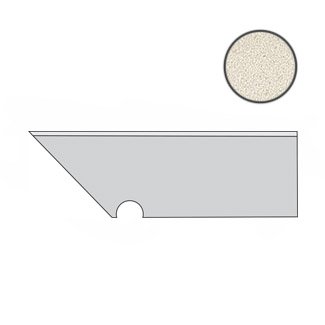 Kone White Battiscopa Sag. SX AUOY спецэлементы Atlas Concorde Italy, Италия, 