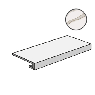 Charme Evo Calacatta Scalino Frontale 620070001161 ступени Italon, Россия, Для ванной Для туалета Для душа