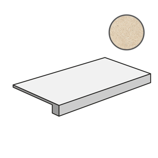 Room Beige Stone Scalino Frontale 620070001216 ступени Italon, Россия, Для ванной Для туалета Для душа