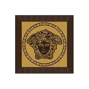 Meteorite Fir.Medusa Nat Moka/Oro 47134 вставки Versace, Италия, Для кухни