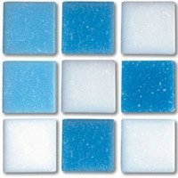 Интерьерные Cмеси 200x200 Light Blue мозаика JNJ Mosaic, Китай, Для стен