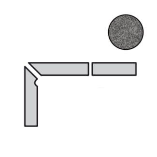 Alpen Anthrazit Left бордюры Interbau, Германия, 