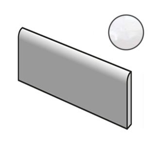 Masia Bullnose Blanco Brillo 21132 бордюры Equipe, Испания, Для кухни Для ванной Для туалета Для фартука Для душа