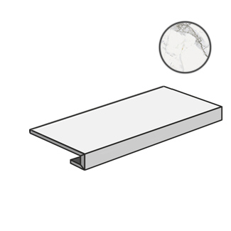 Charme Evo Statuario Scalino Frontale 620070001160 ступени Italon, Россия, Для ванной Для туалета Для душа