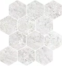 Plimatech Plimawhite/02 6mm Hive 776709 мозаика Floor Gres, Италия, Для кухни Для ванной Для коридора Для дачи Для холла Для спальни Для пола