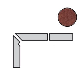 Nature Art 114 Cognac Braun Left бордюры Interbau, Германия, 