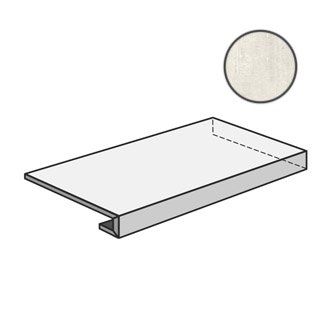 Trilogy Angolare DX Gradino Plus Onyx Light Lux PGDTY71 ступени Panaria, Италия, 