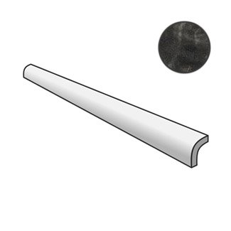 Country Pencil Bullnose Anthracite 23313 бордюры Equipe, Испания, Для кухни Для ванной Для туалета Для фартука Для душа