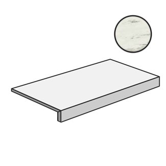 Skyfall Bianco Paradiso Scalino Frontale Cerato 620070001553 ступени Italon, Россия, Для кухни Для ванной Для туалета Для фартука Для душа