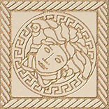 Marble Toz Medusa Beige Sab 240304 вставки Versace, Италия, Для ванной Для туалета Для душа