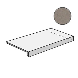 Dechirer Angolare corner tile DX Cenere PUDT44 ступени Mutina, Италия, 