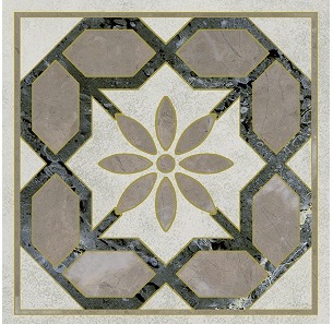 Серенада Вставка 1 Лаппатированный Обрезной OS\A283\SG606220RL вставки Kerama Marazzi, Россия, Для кухни Для ванной Для коридора Для гостиной Для душа