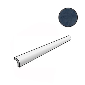 La Riviera Pencil Bullnose Blue Reef 25924 бордюры Equipe, Испания, Для кухни Для ванной Для туалета Для фартука Для душа