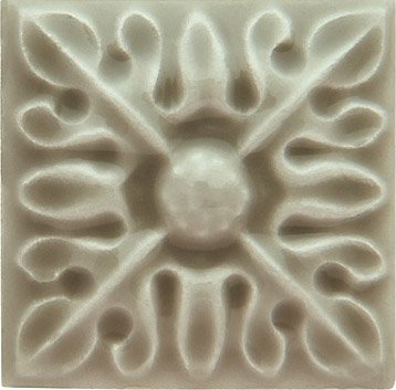 ADST4066 Relieve Flor № 2 Graystone вставки Adex, Испания, Для душа Для кухни Для туалета Для ванной Для фартука